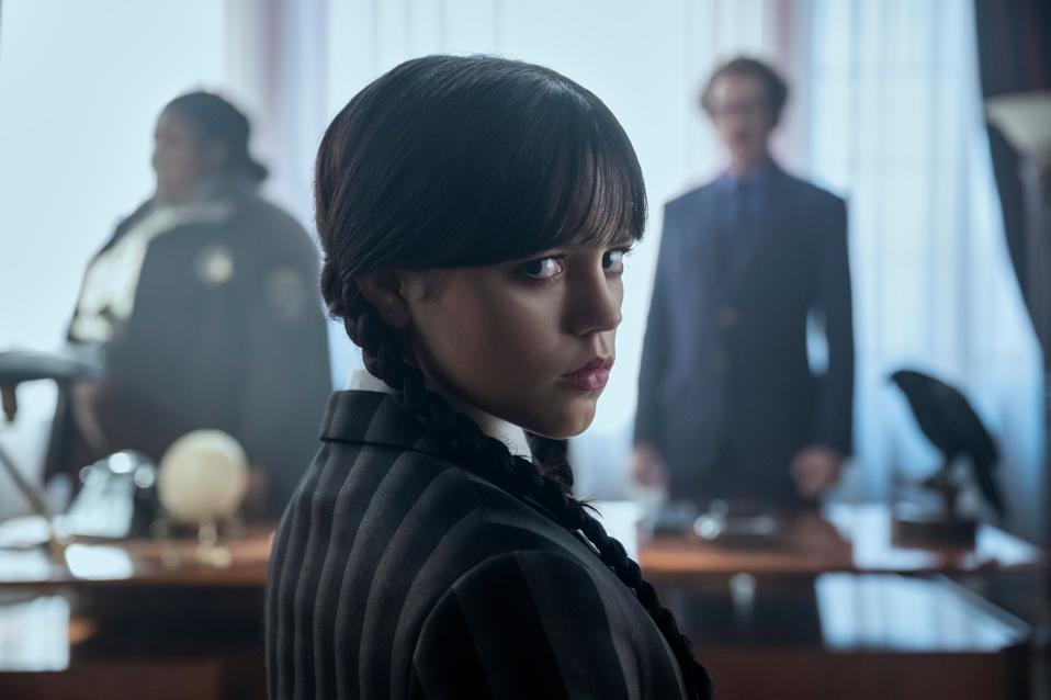 Jenna Ortega as Wednesday Addams