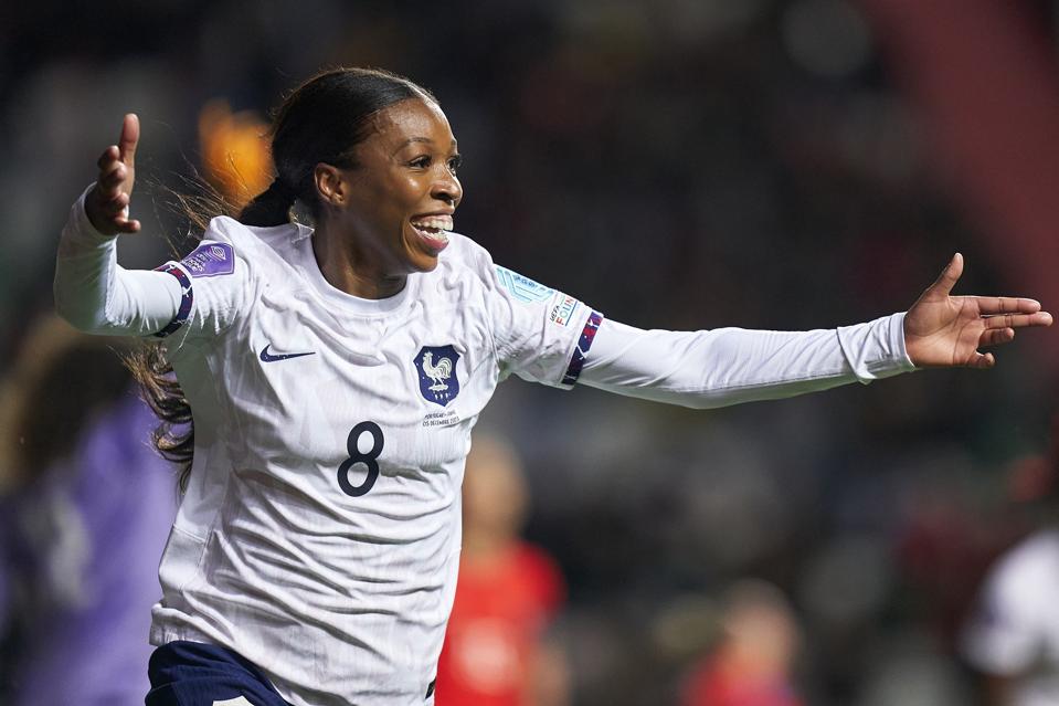 Grace Geioro celebrate after France.
