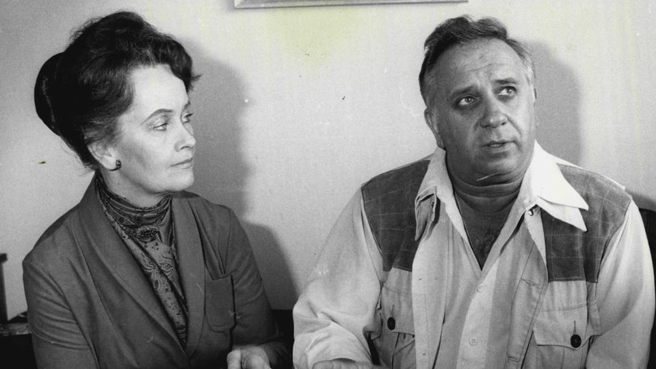 American ghost hunters Lorraine and Ed Warren.