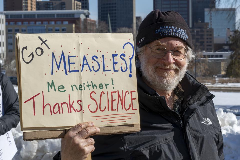 Stand up for science rally at the capitol in Minnesota.