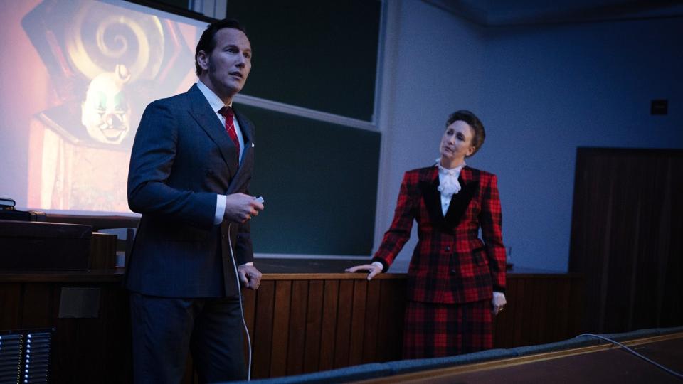 Patrick Wilson and Vera Farmiga in "The Conjuring: Last Rites."