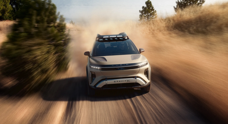 The Gravity seats up to seven adults with a range of up to 450 miles.
