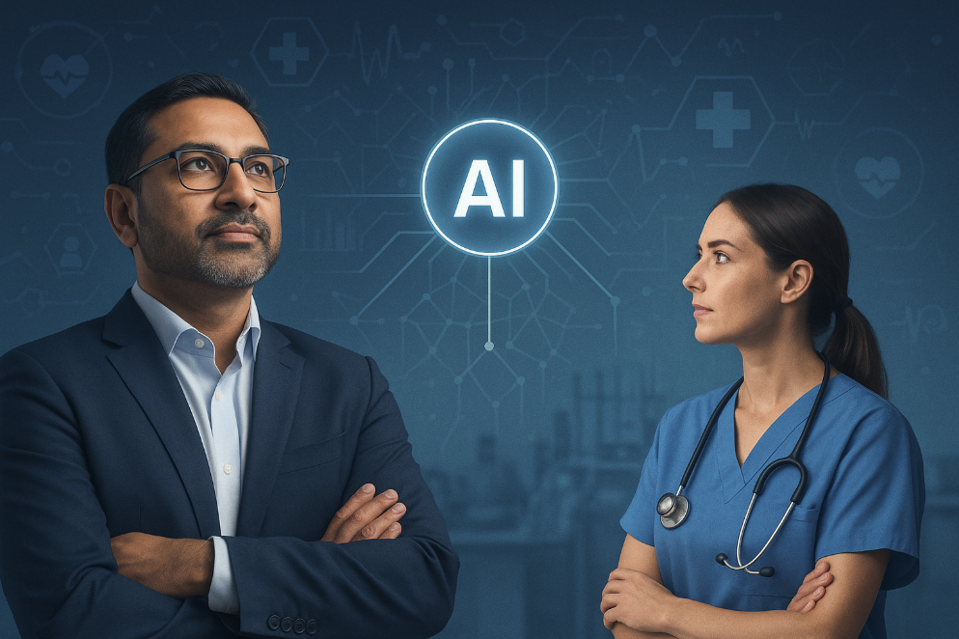 Medical colleagues contemplating AI