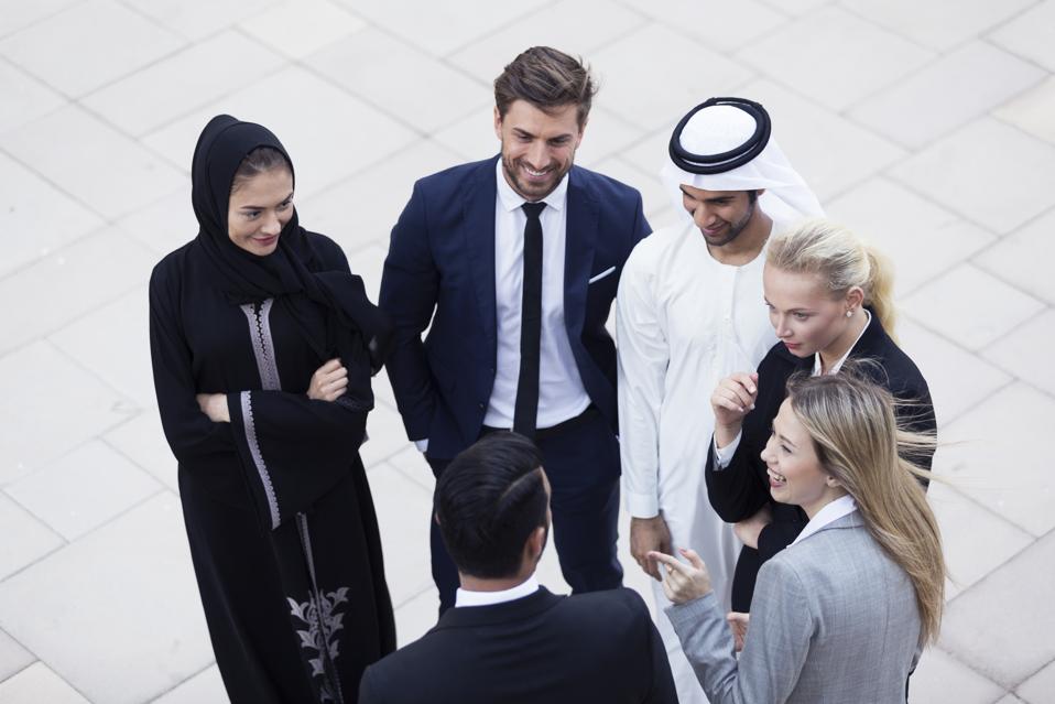 International colleagues in the Middle East