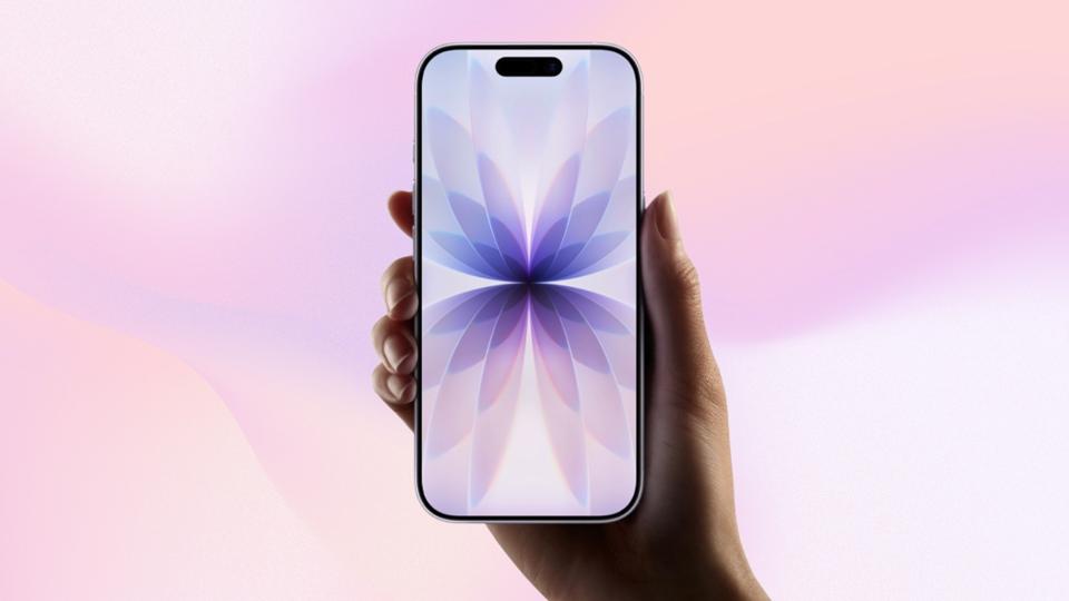 Apple iPhone 17 display.