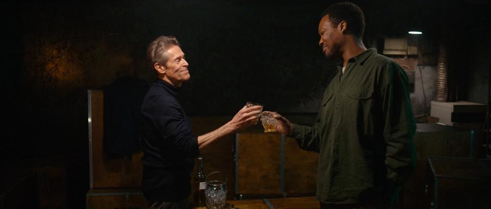 The Man In My Basement, Willem Dafoe, Corey Hawkins, Walter Mosley, thriller, Hulu, 2025 