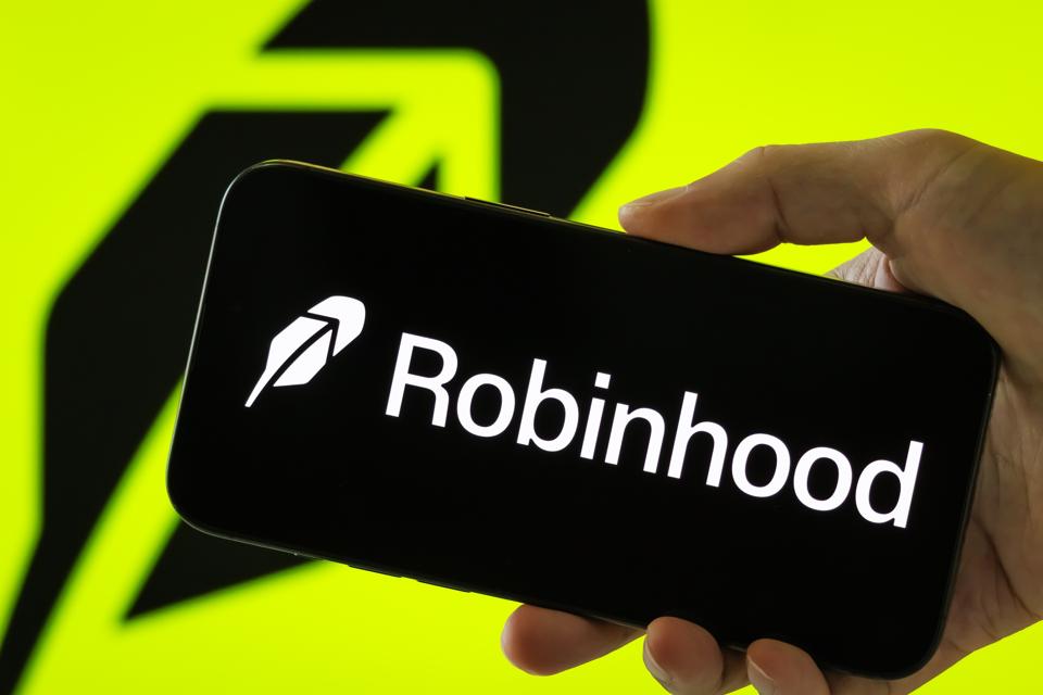 Robinhood Markets Inc. logo displayed on smartphone screen