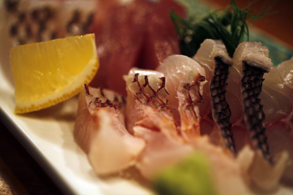Sashmis, Repas de poisson