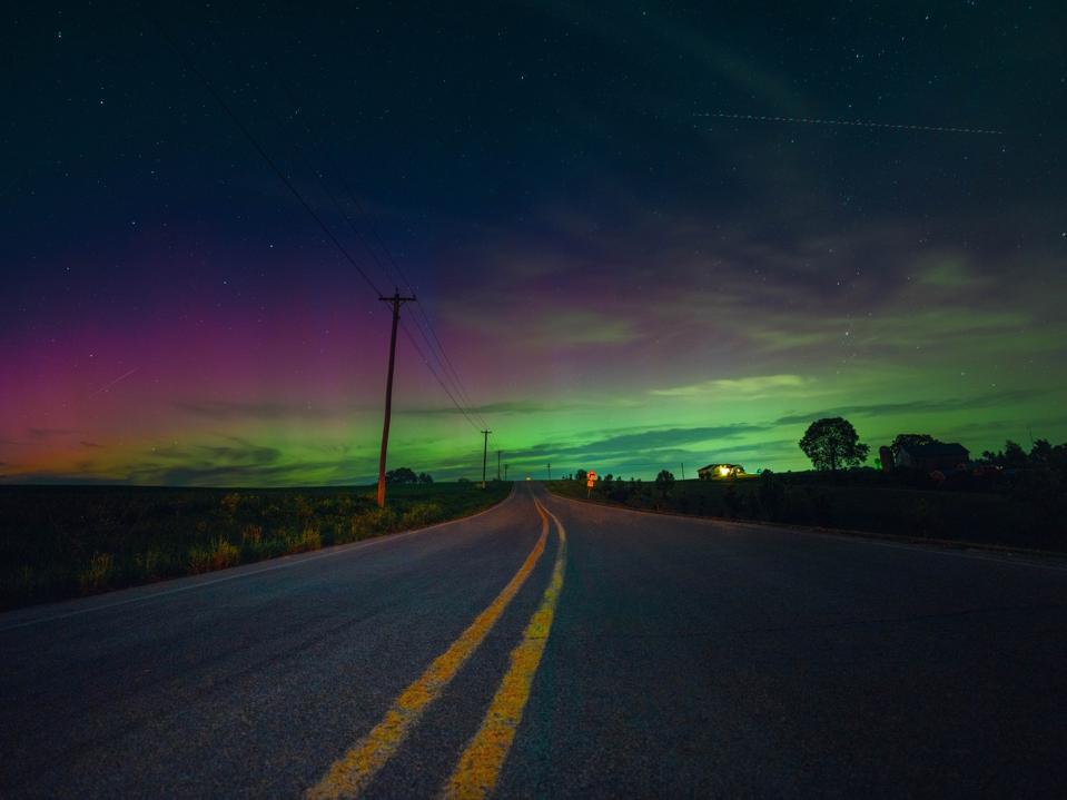 Another Geomagnetic Storm Illuminates Wisconsin With Stunning Aurora Show