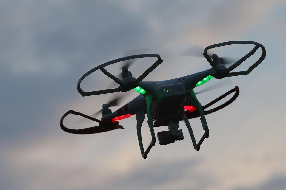 Drone in flight