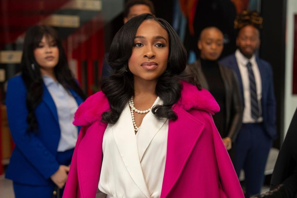 Beauty In Black. Taylor Polidore Williams as Kimmie in episode 208 of Beauty In Black.