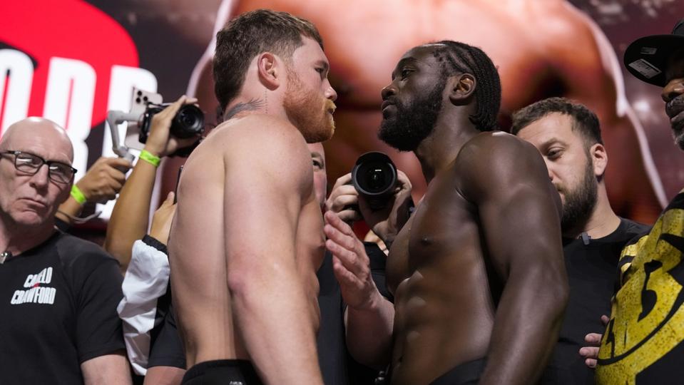 Netflix's Canelo vs Crawford - Weigh In