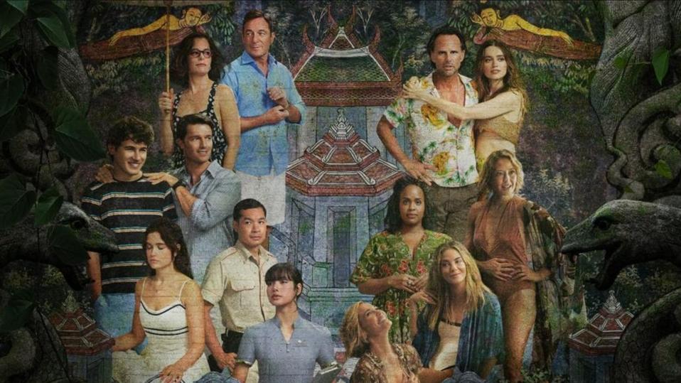 "The White Lotus" Season 3 partial cast poster.