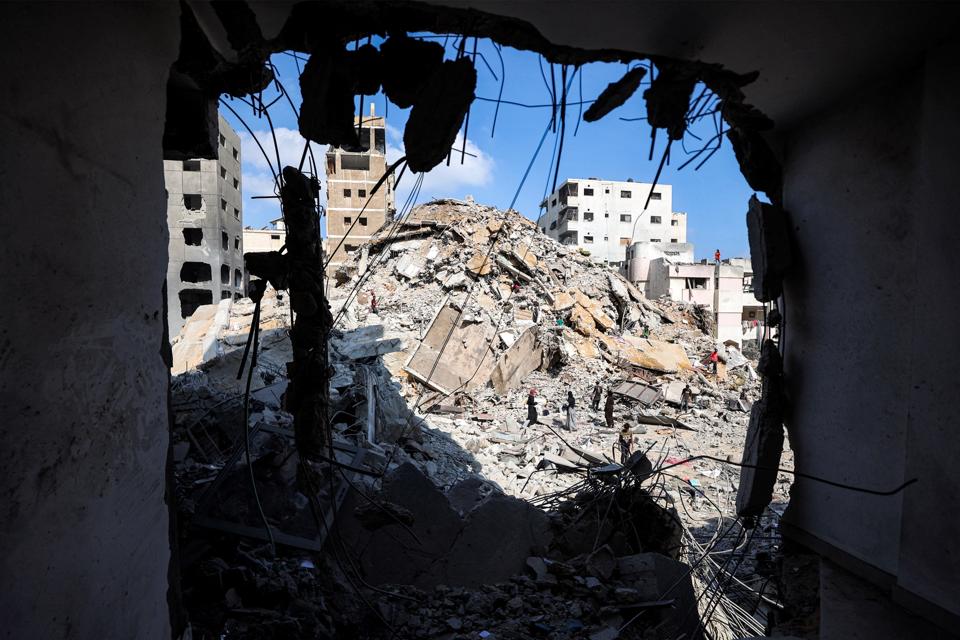 TOPSHOT-PALESTINIAN-ISRAEL-CONFLICT-GAZA