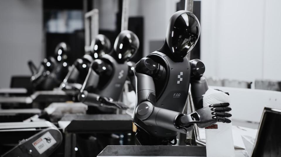 Figure humanoid robots in action.