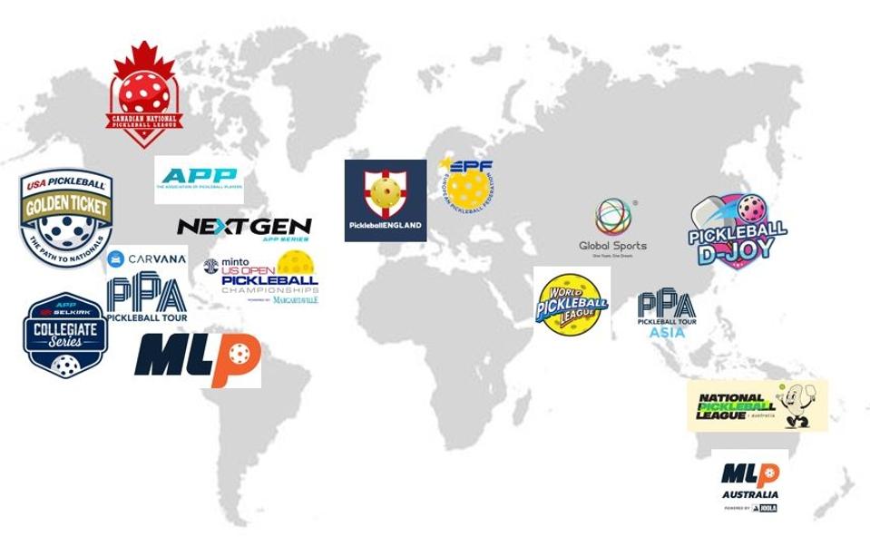 Global Pickleball Tour Logos