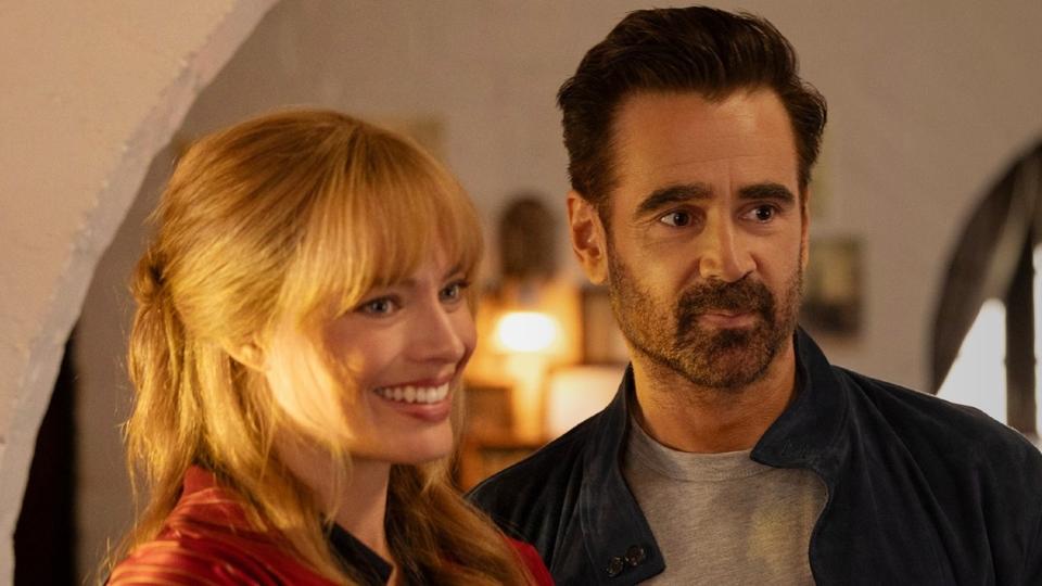 Margot Robbie and Colin Farrell in "A Big Bold Beautiful Journey."
