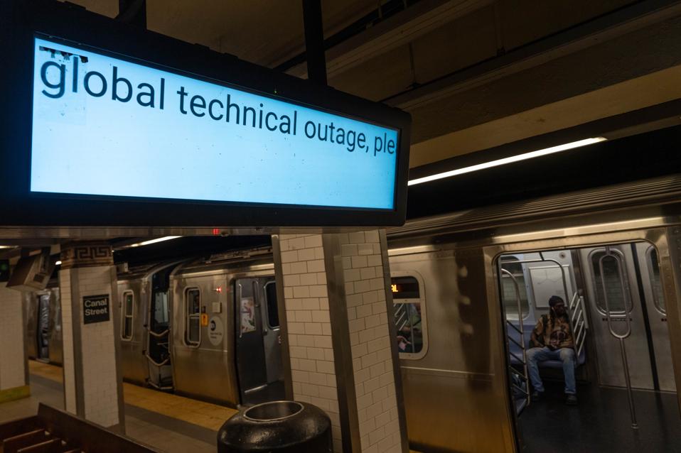 Major IT Outage Grounds Flights And Impacts Businesses Globally