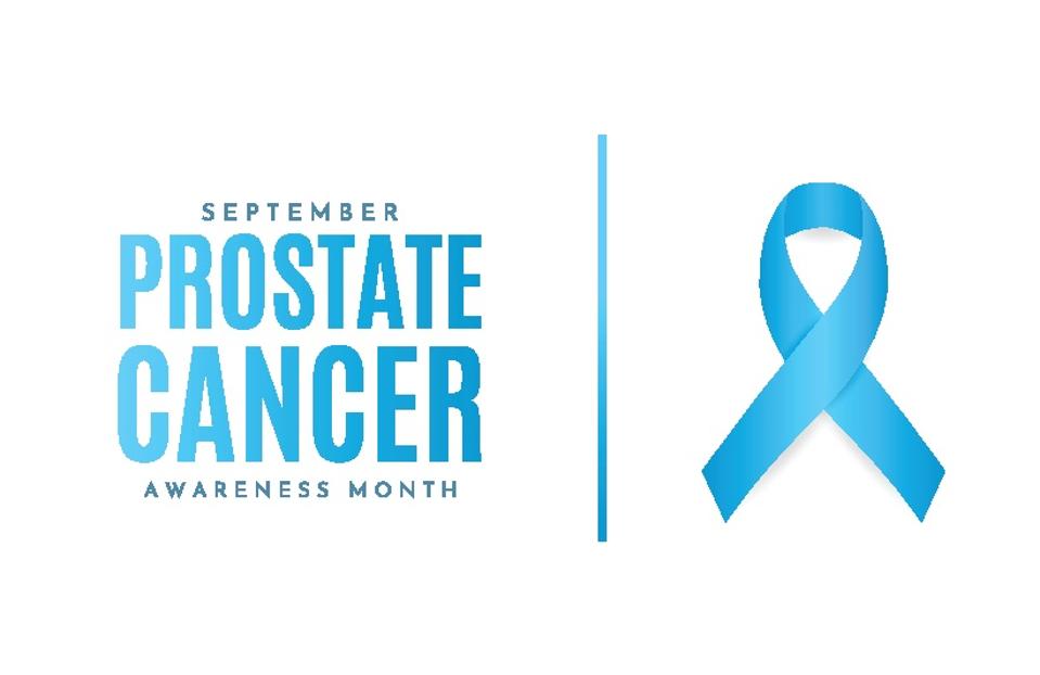 Prostate Cancer Awareness Month card, September. Vector