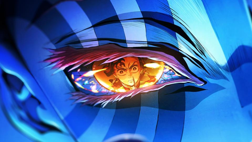 "Demon Slayer: Infinity Castle" partial poster.