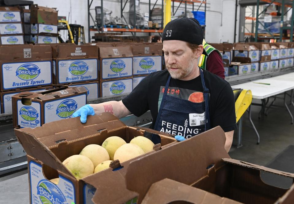 Feeding America Hosts Hunger Action Month Event At Los Angeles Regional Food Bank