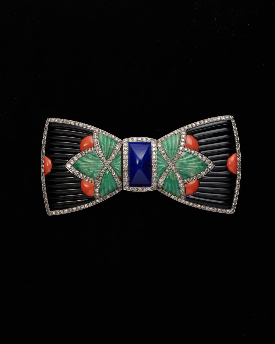Boucheron bow tie brooch from the collection of Neil Lane. 
