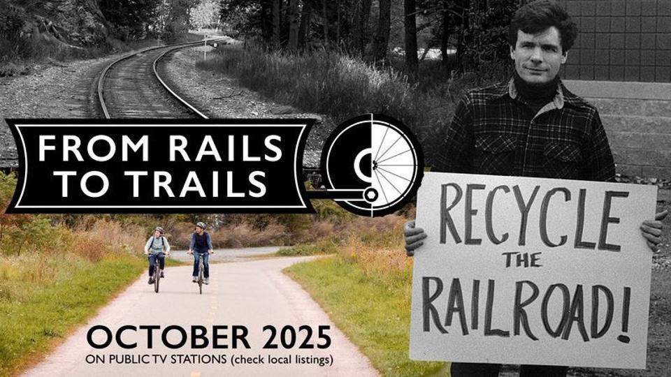 A photo announcing the premiere of a documentary.