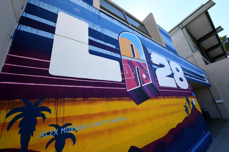 LA28 Reveals New Logo on Murals Throughout Los Angeles
