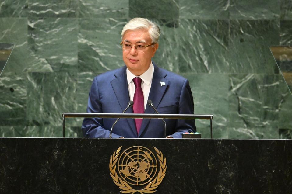UN-KAZAKHSTAN-DIPLOMACY-POLITICS-UNGA-TOKAYEV