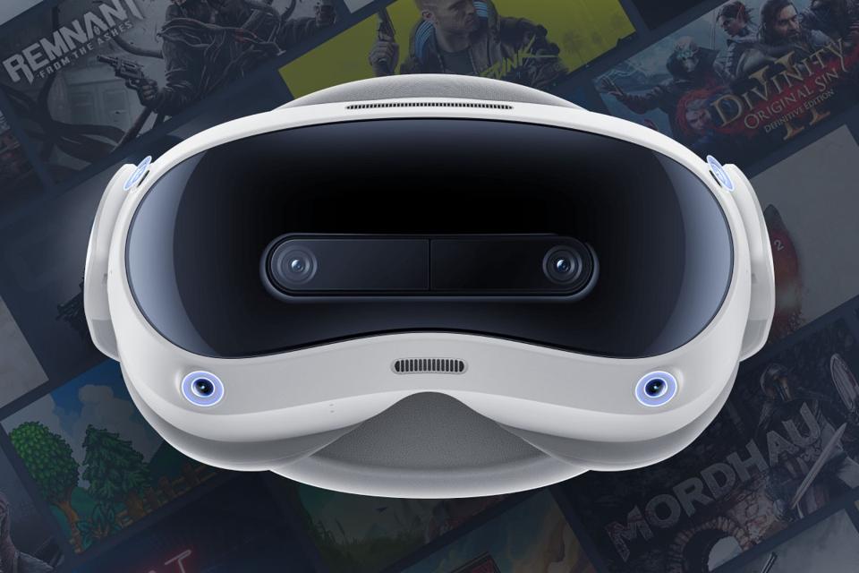 A render of the Pico 4 Ultra headset.