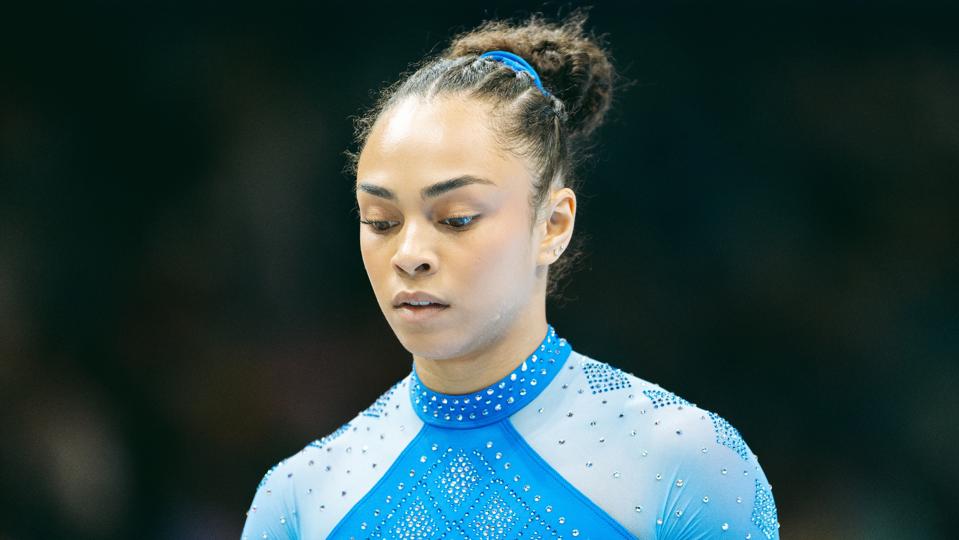 Olympic Gymnast Hezly Rivera Withdraws From 2025 World Championships After Ankle Injury