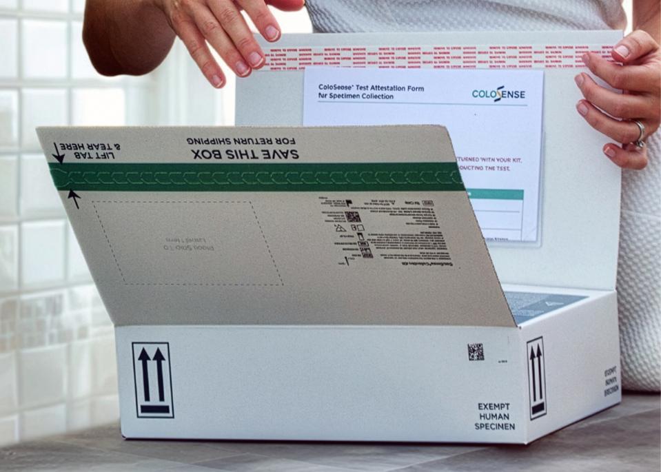 ColoSense box in a home setting