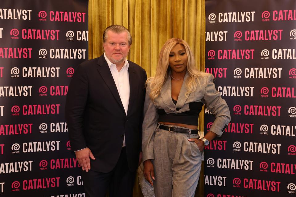 Serena Williams and Reckitt CEO Kris Licht