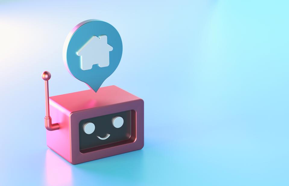 Chatbot AI And Home icon