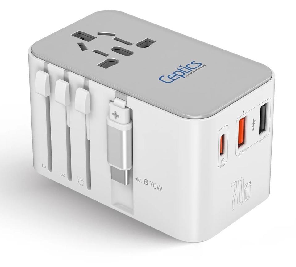 Ceptics 70W 5-in-1 Universal Travel Adapter