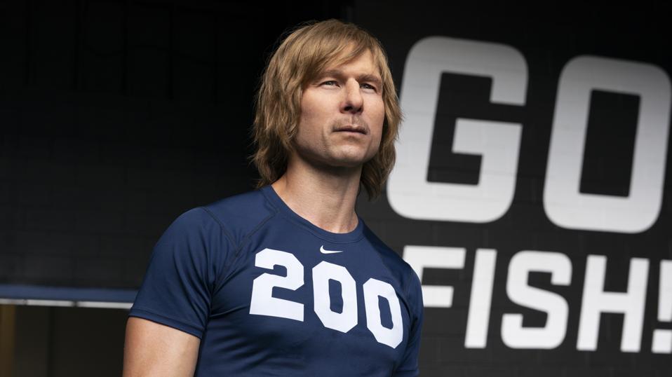 Glen Powell in "Chad Powers."