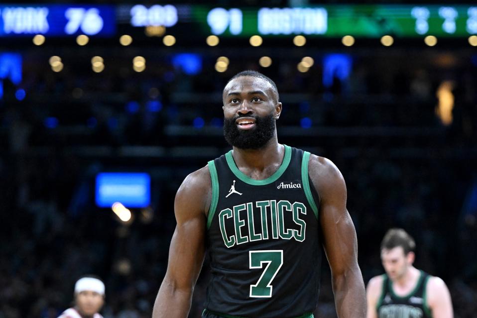 Celtics' Jaylen Brown Leads Team Amidst Roster Overhaul, Tatum Injury