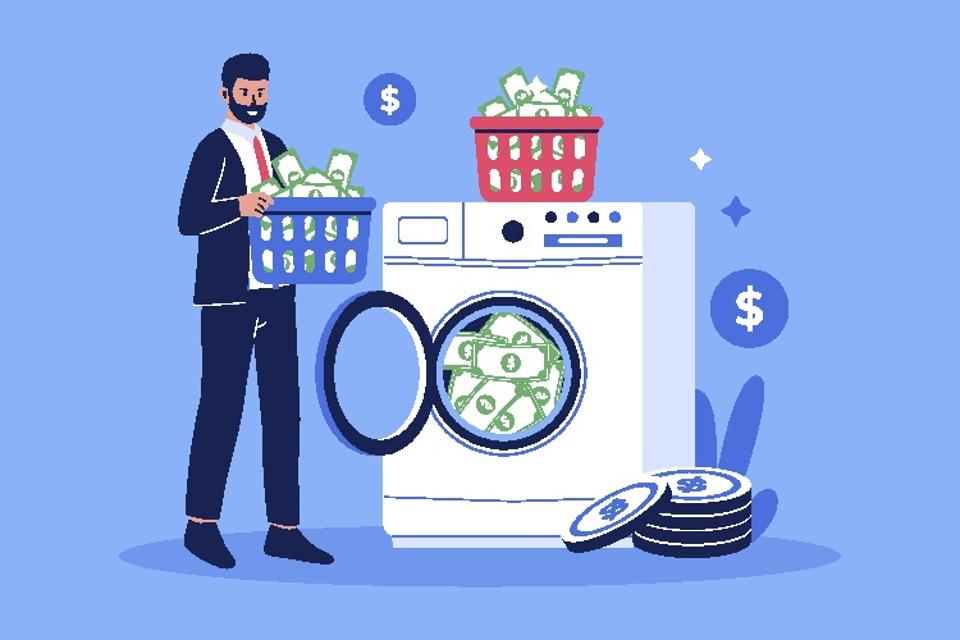 Money laundering concept