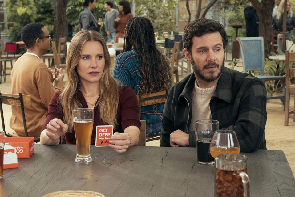 Netflix, Nobody Wants This, Adam Brody, Kristen Bell, 					Netflix TV 2025 returning TV series, LeightonMeester, Justine Lupe, Jackie Tohn, Timothy Simons, The Diplomat, Keri Russell, Rufus Sewell, Allison Janney, A Man On The Inside, Ted Danson, Mike Schur, Mary Steenburgen, Max Greenfield, Emily In Paris, Lily Collins, Darren Star, Ashley Park, Lucas Bravo, Stranger Things, The Duffer Brothers, 1980s nostalgia, 1980s music, Kate Bush song "Running Up That Hill," Winona Ryder, Millie Bobby Brown, Netflix original series