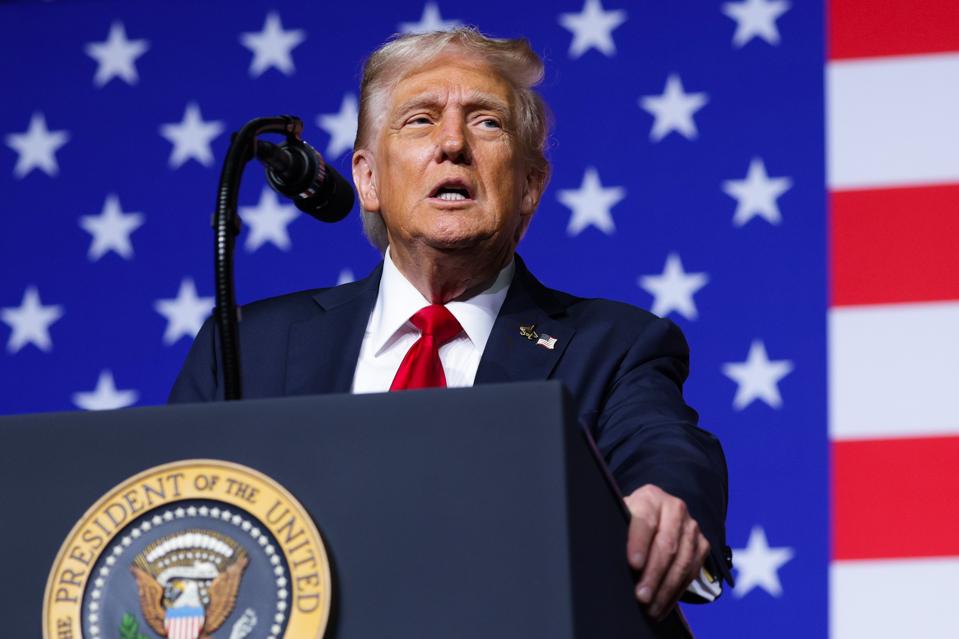 President Trump And Pete Hegseth Address U.S. Senior Military Leaders At Quantico