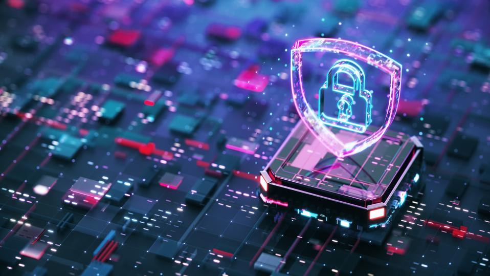 Digital security concept illustration.