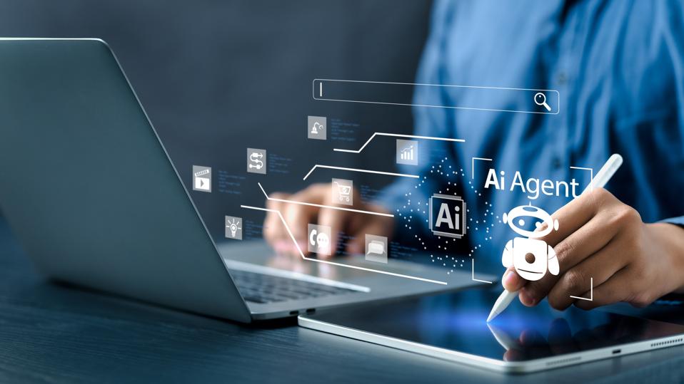 Businesspeople are using AI agents in business and creative ways to help operations align with goals such as work, education, data analysis, sales, content creation, payroll, etc.