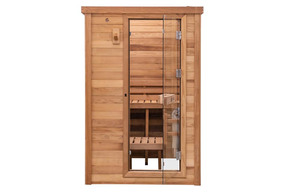 Redwood Outdoors 3-Person Indoor Sauna on white background