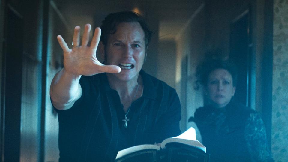 Patrick Wilson and Vera Farmiga in "The Conjuring: Last Rights."