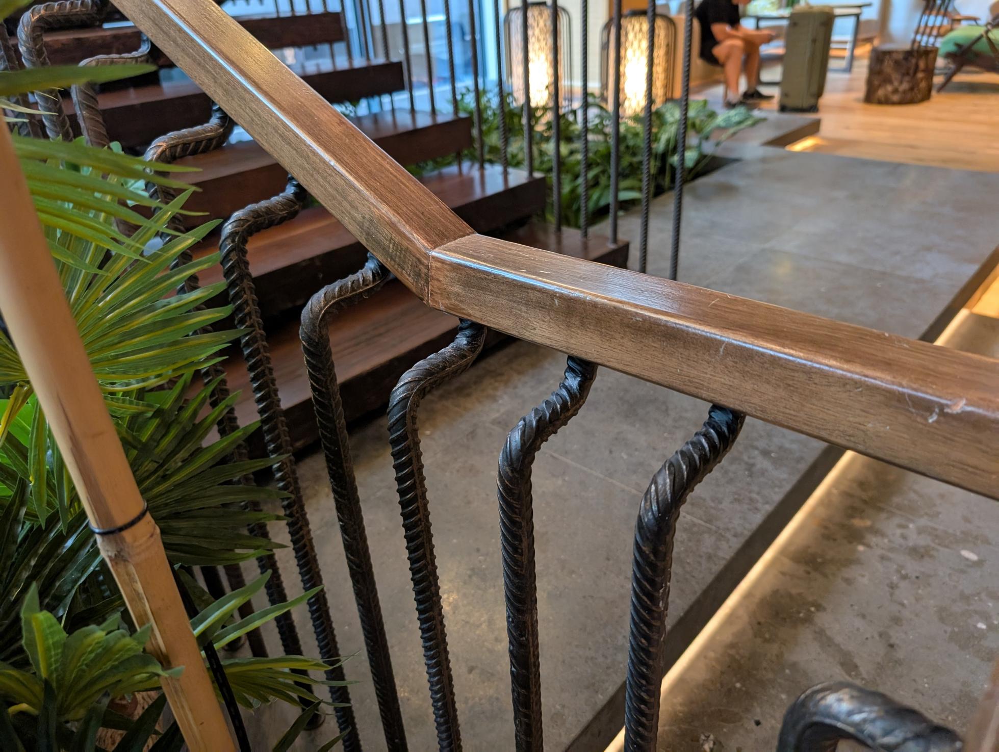 Rebar railings