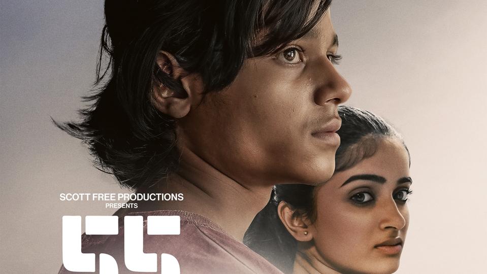 A poster of Shyam P Madiraju's Hindi film 55 which focuses on the survival instincts of a pickpocket in the Indian city of Mumbai.