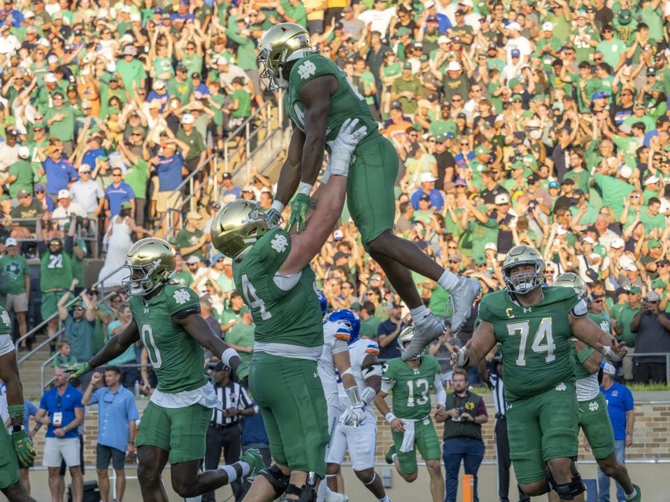 COLLEGE FOOTBALL: OCT 04 Boise State at Notre Dame