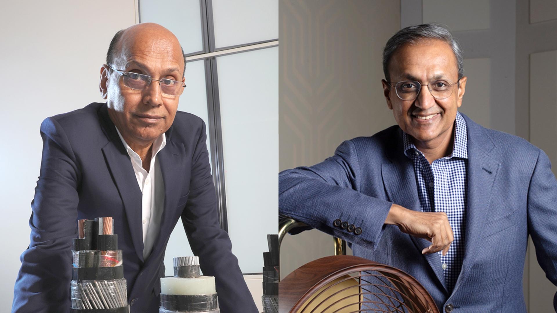 From left: Inder Jaisinghani and Anil Rai Gupta.