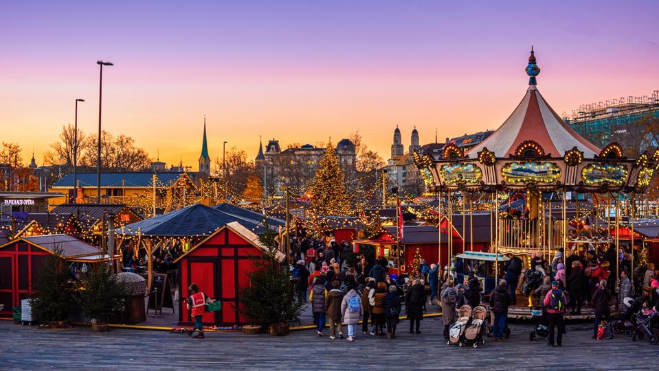 Christmas market in Zurich 