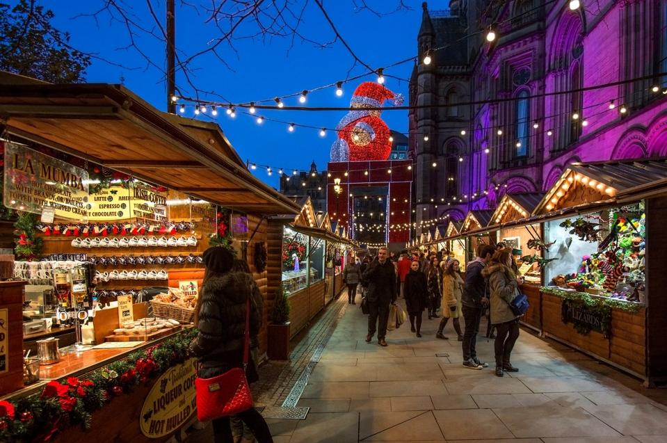 People at Christmas Market